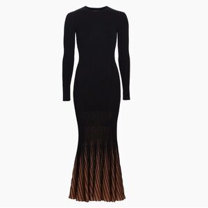 Ulla Johnson Magnolia Ombré Rib-Knit Maxi Dress